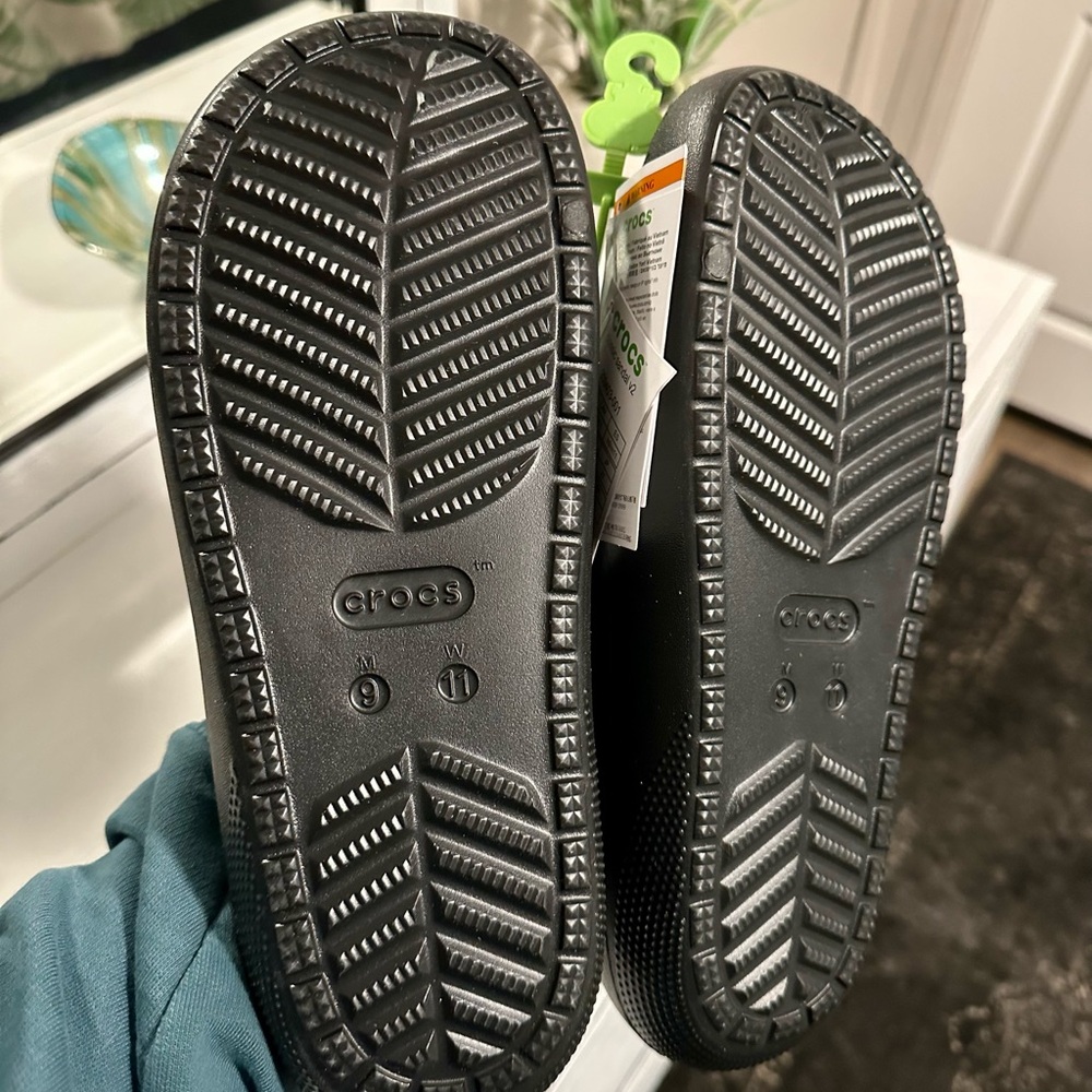 CROCS Black Slide Sandals - Picture 3 of 3